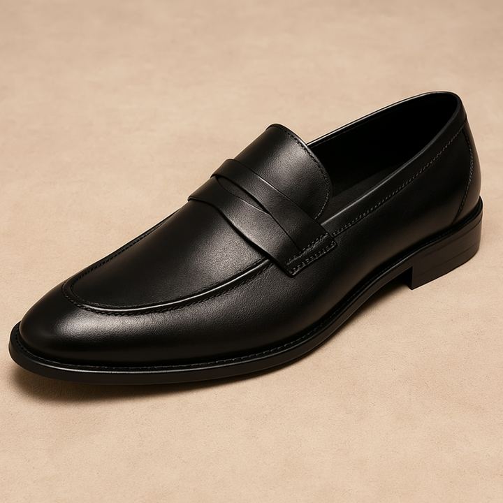 Men’s Leather Penny Loafers | Classic Full-Grain Style