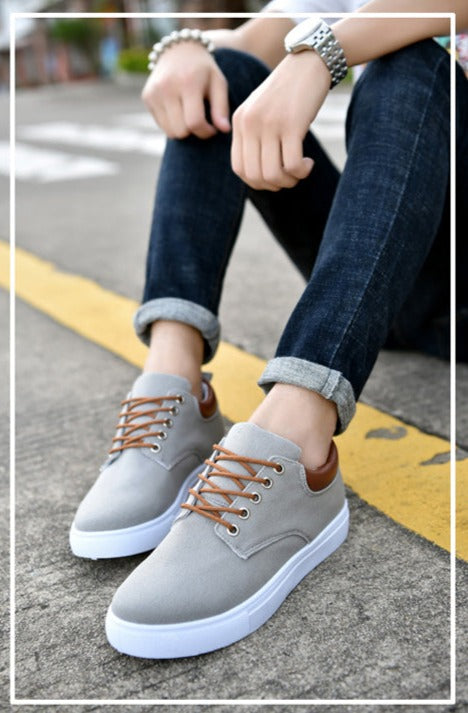 Men’s Canvas Sneakers | Business Casual Style