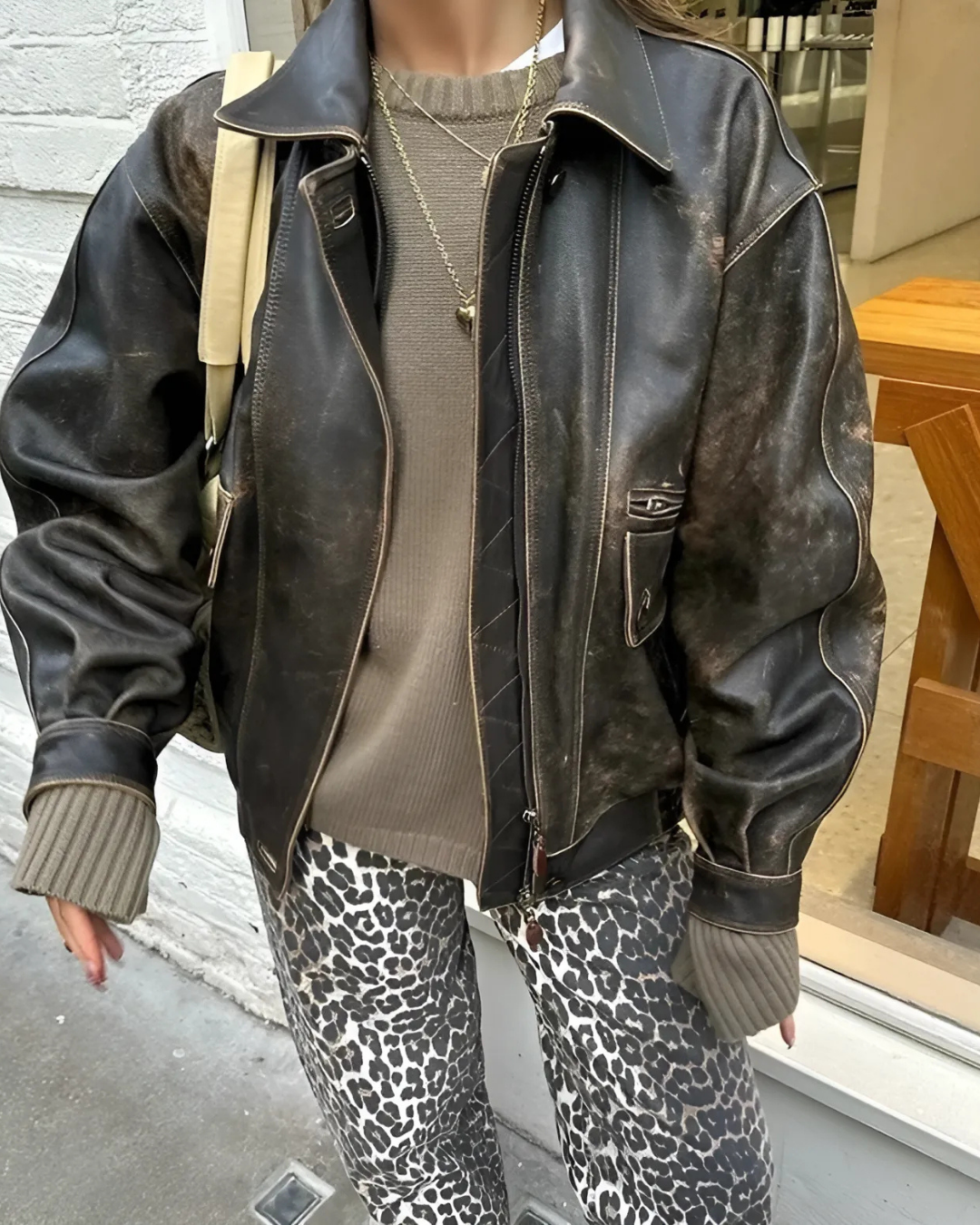 Nyelle | Womens Leopard Print Jeans