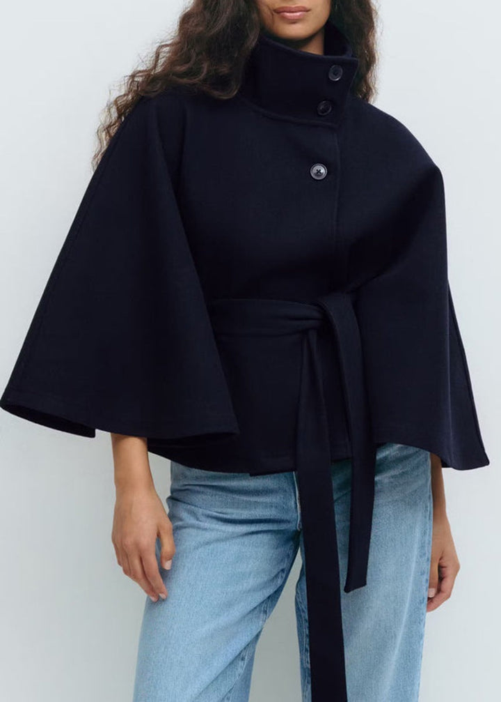 Women’s Stylish Belted Cape Coat | Chic Outerwear