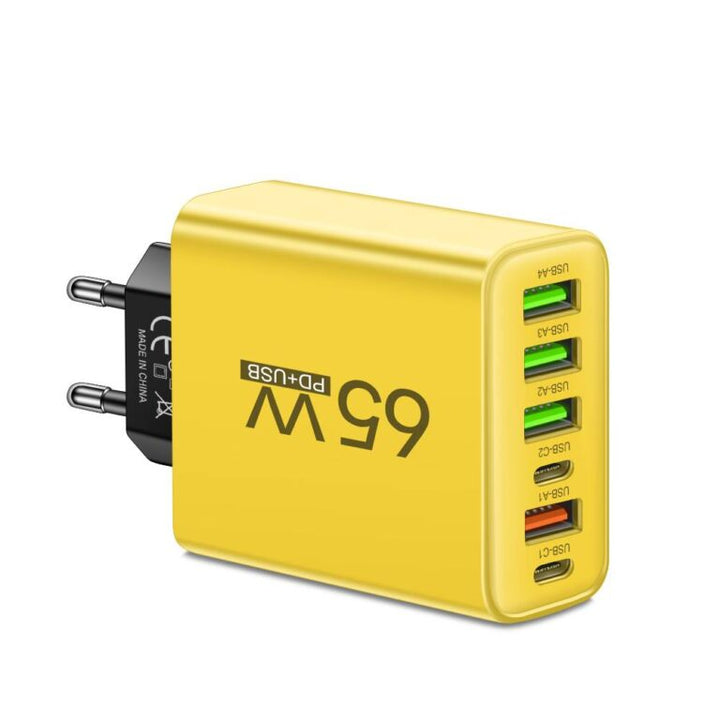 65W PowerHouse Multi-Port Fast Charger | 6-in-1 Hub