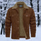 Men’s Warm Casual Jacket with Sherpa Lining & Chest Pockets