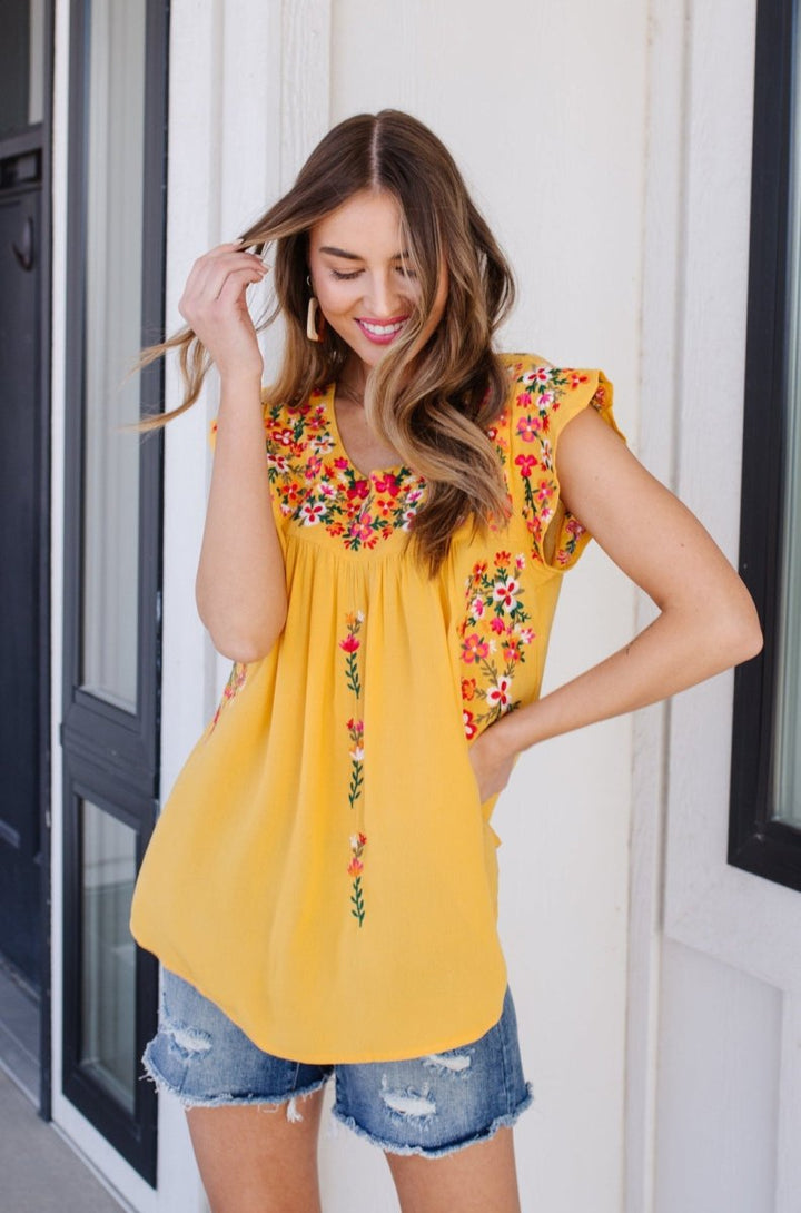 Ariadne | Floral Blouse for Women