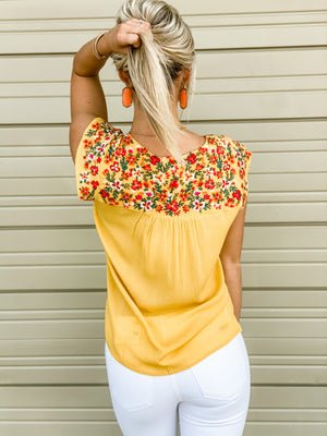 Ariadne | Floral Blouse for Women