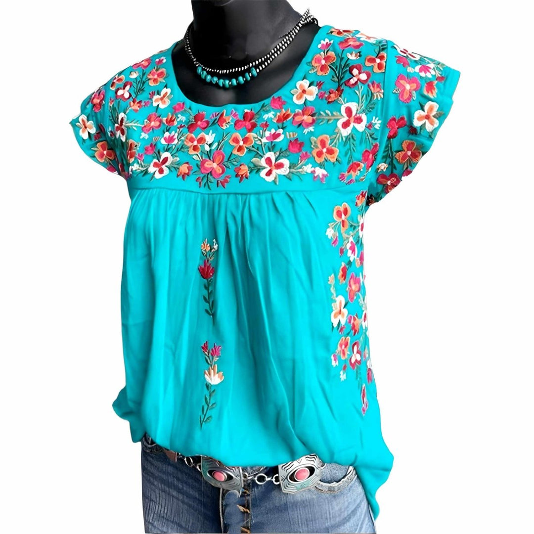 Ariadne | Floral Blouse for Women