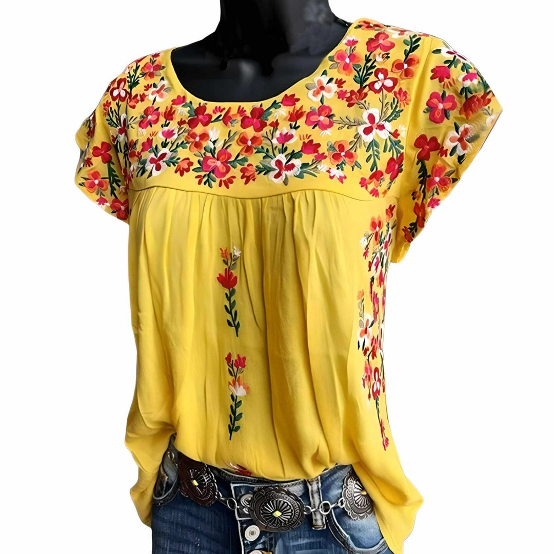 Ariadne | Floral Blouse for Women