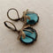 Dragonfly Moonstone Drop Earrings