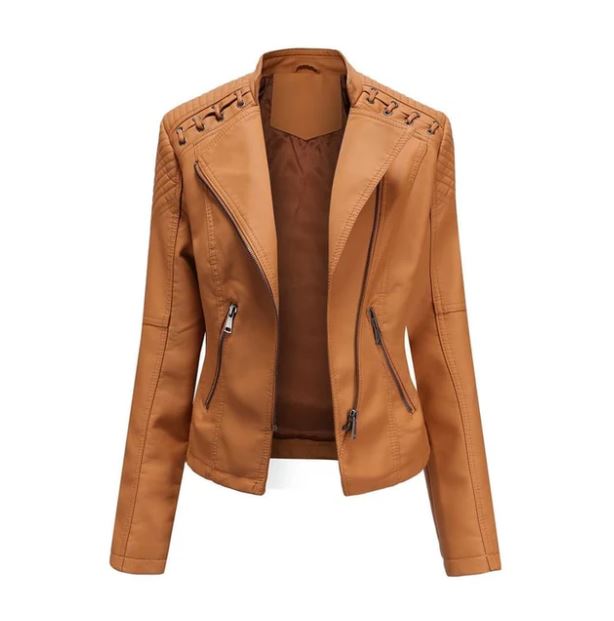 Leather Jacket for Women | Biker Style Coat