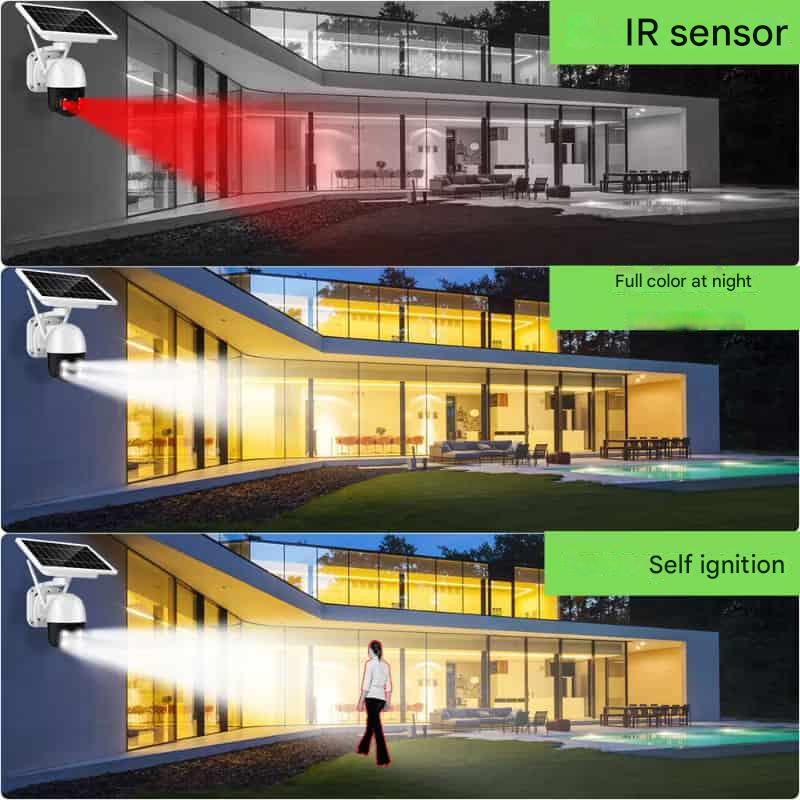 4K Solar Wireless Security Camera | Smart 360° Rotation