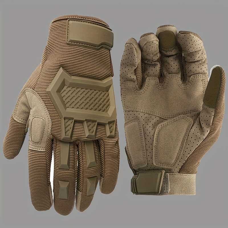 1 Pair of Thickened Windproof Touchscreen Survival Gloves