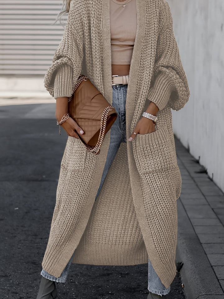 Women’s Wool-Like Cardigan Sweater | Long & Warm
