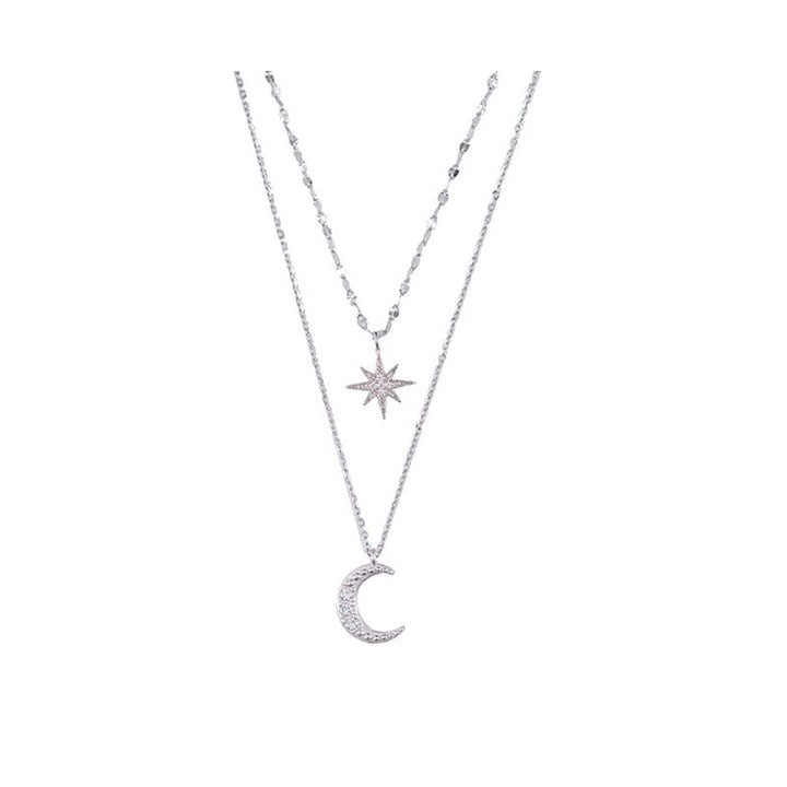 Mabel | Women’s 925 Sterling Silver Double Layer Necklace
