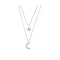 Mabel | Women’s 925 Sterling Silver Double Layer Necklace