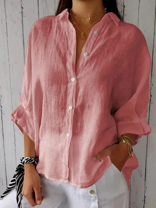 Navira | Stylish Linen Blouse for Women