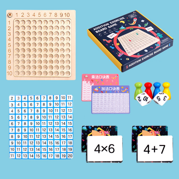 Math Learning Board | Interactive Wooden Educational Toy