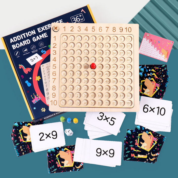 Math Learning Board | Interactive Wooden Educational Toy