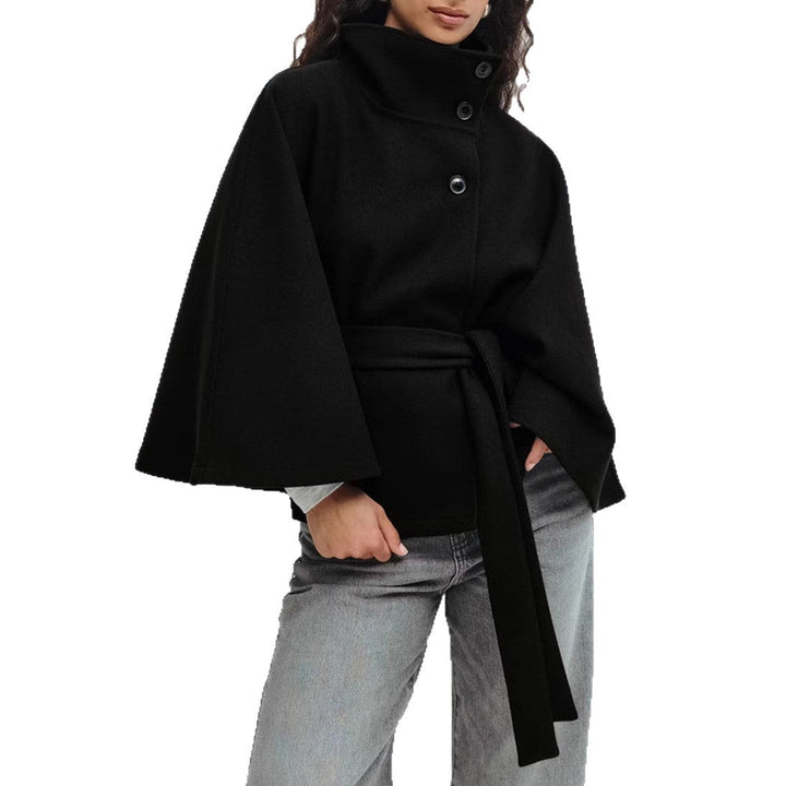 Women’s Stylish Belted Cape Coat | Chic Outerwear