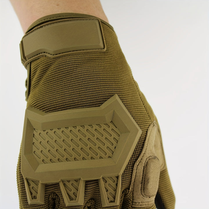 1 Pair of Thickened Windproof Touchscreen Survival Gloves