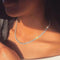 Glimmering Crystal Pendant | Subtle Neckline Accent