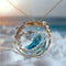 Ocean Wave Pendant Necklace