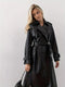 Women’s Winter Trench Coat with Belt