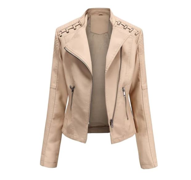 Leather Jacket for Women | Biker Style Coat