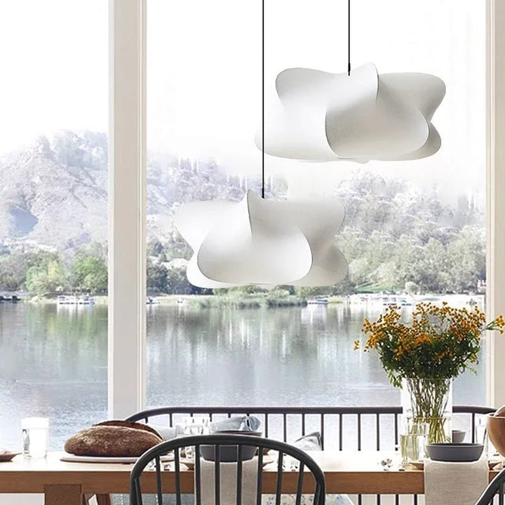 Meltor | Handmade Silk Hanging Light with Timeless Imperfection