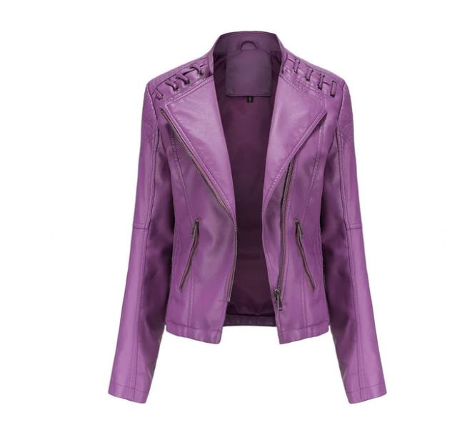 Leather Jacket for Women | Biker Style Coat