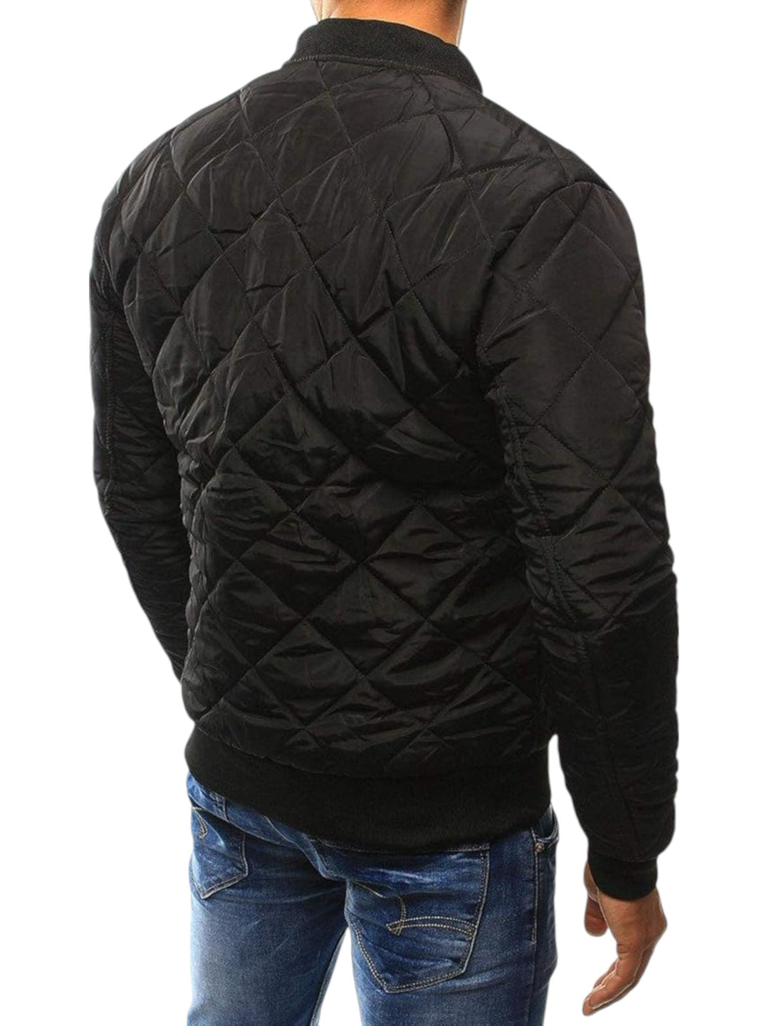 Men's Quilted Bomber Jacket | Casual Outerwear