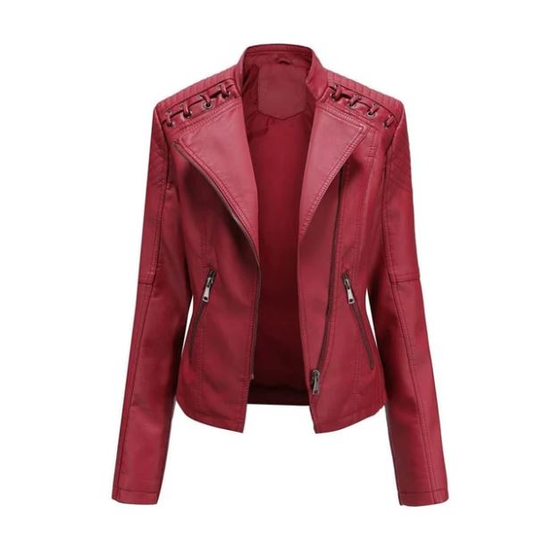 Leather Jacket for Women | Biker Style Coat