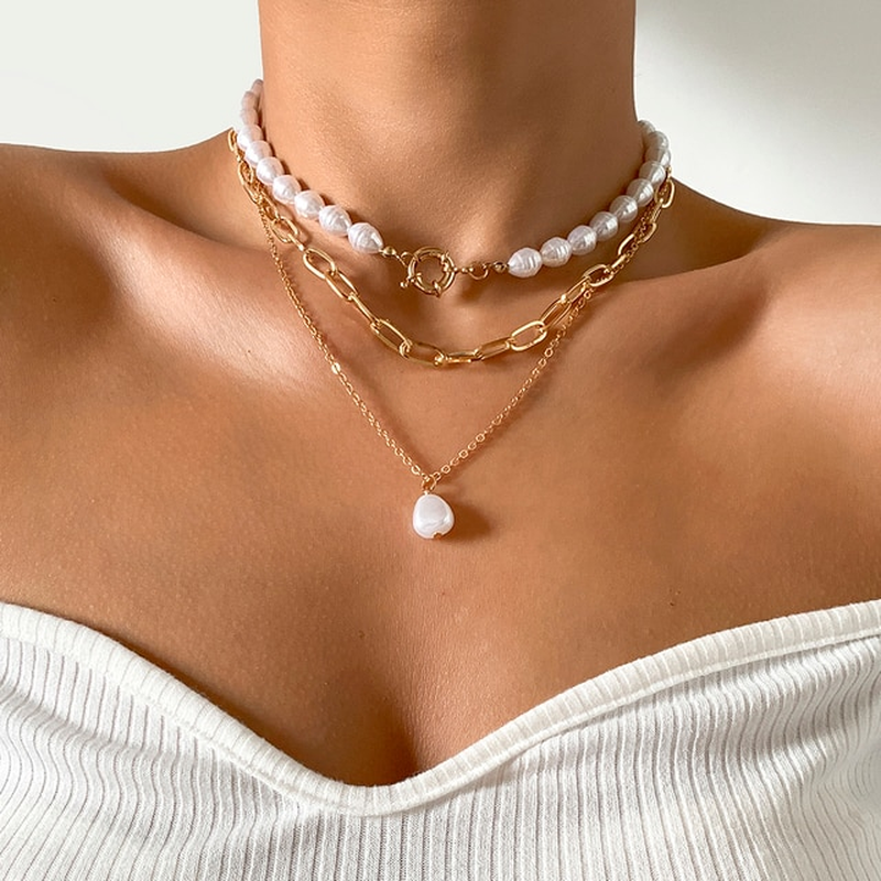 Layered Pearl Necklace | Timeless Elegance Layers