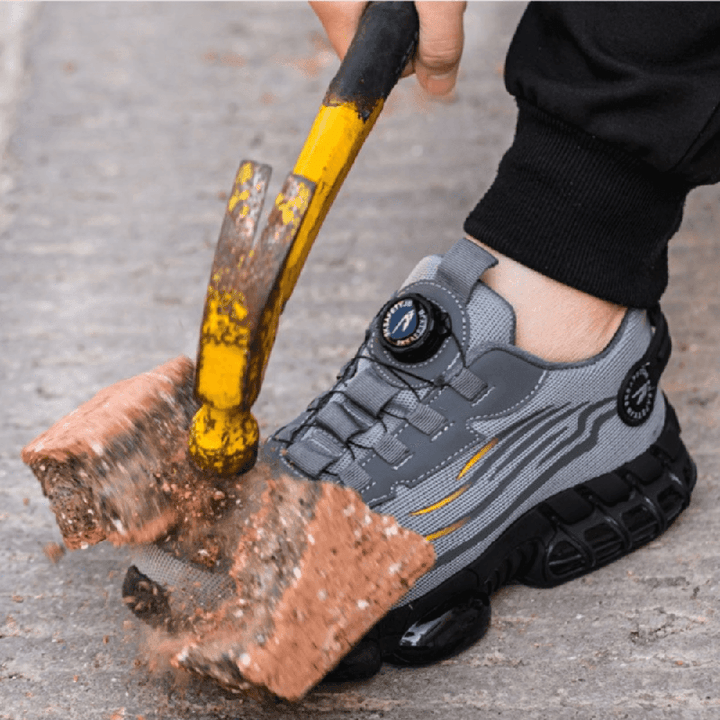 Men’s Orthopedic Safety Shoes | Breathable & Full Protection