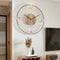 Nordic Wooden Wall Clock | No-Tick Silent Movement