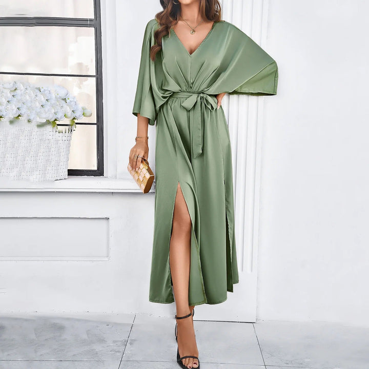 Women’s V-Neck Formal Dress | Stunning Night Gown for Parties & Events