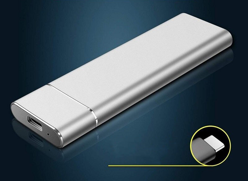 Fast USB 3.1 Compact External SSD – Plug-and-Play, Portable