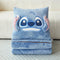Convertible Plush Blanket & Pillow | 2-in-1 Throw Blanket / Cushion