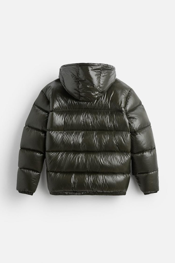 Men’s Quilted Puffer Jacket | Warm Insulated Hooded Winter Coat