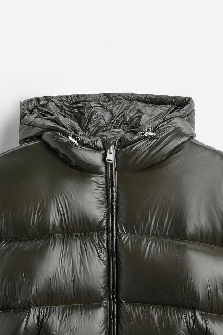 Men’s Quilted Puffer Jacket | Warm Insulated Hooded Winter Coat