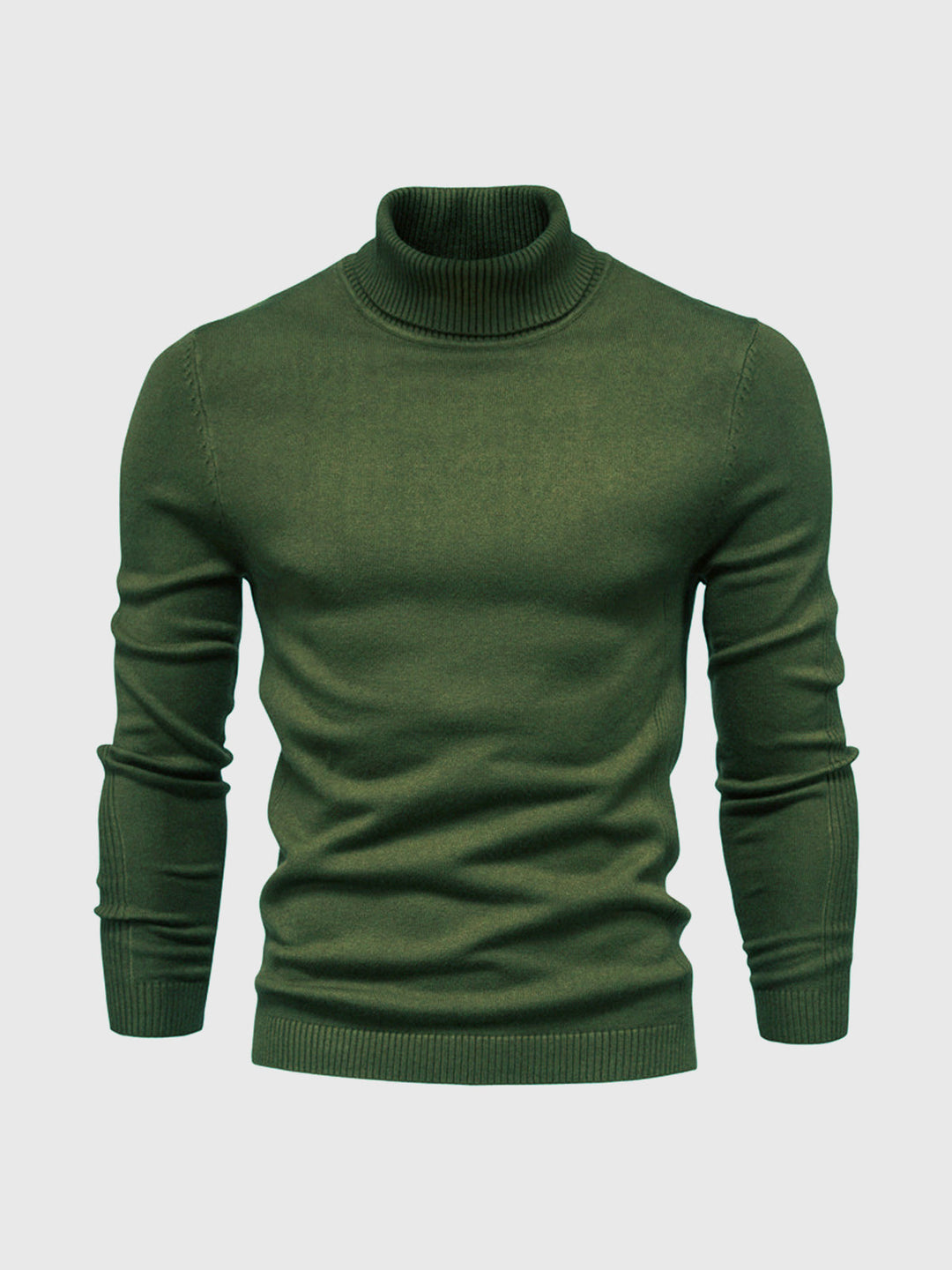 Men’s Soft Cotton Turtleneck Sweater