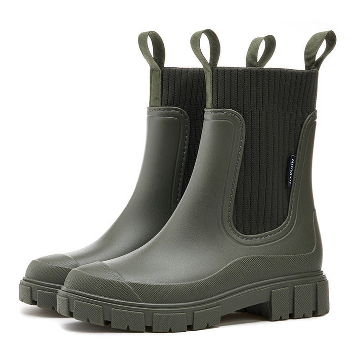 Stylish Women’s Rain Boots with Anti-Slip Sole