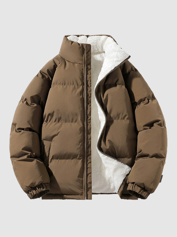 Men’s Fleece-Lined Puffer Jacket