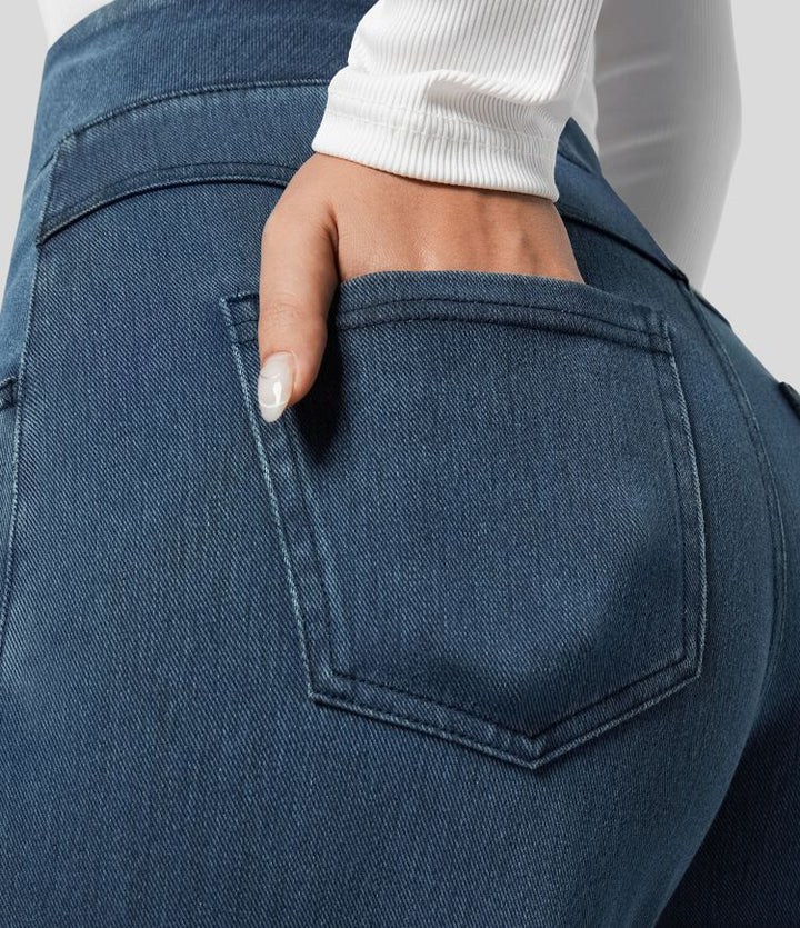 High-Waist Elastic Comfort Pants for Women