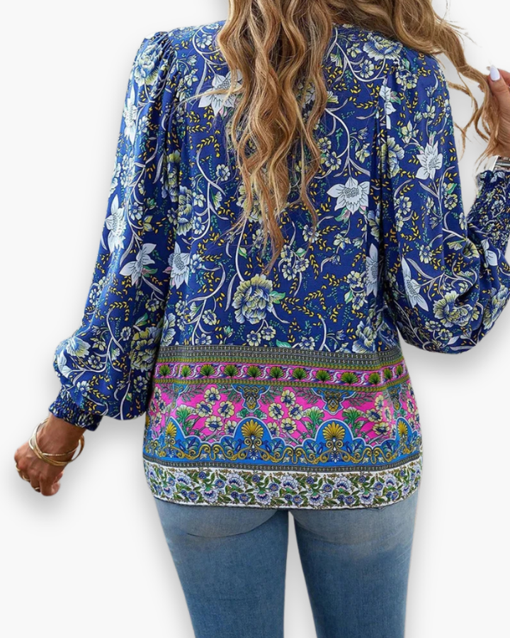 Calira | Women’s Airy Floral Summer Top