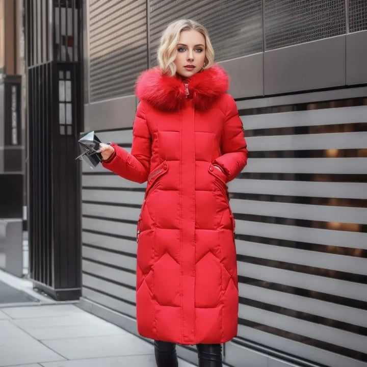 Elegant Women's Winter Coat | Long Design