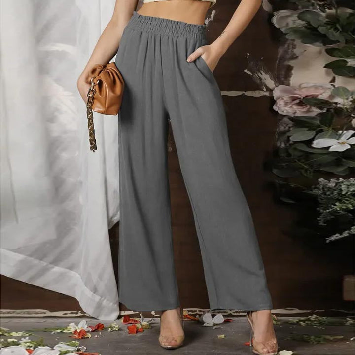 Vionette | Women's High Waist and Wide Leg Pants