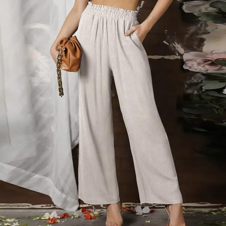 Vionette | Women's High Waist and Wide Leg Pants