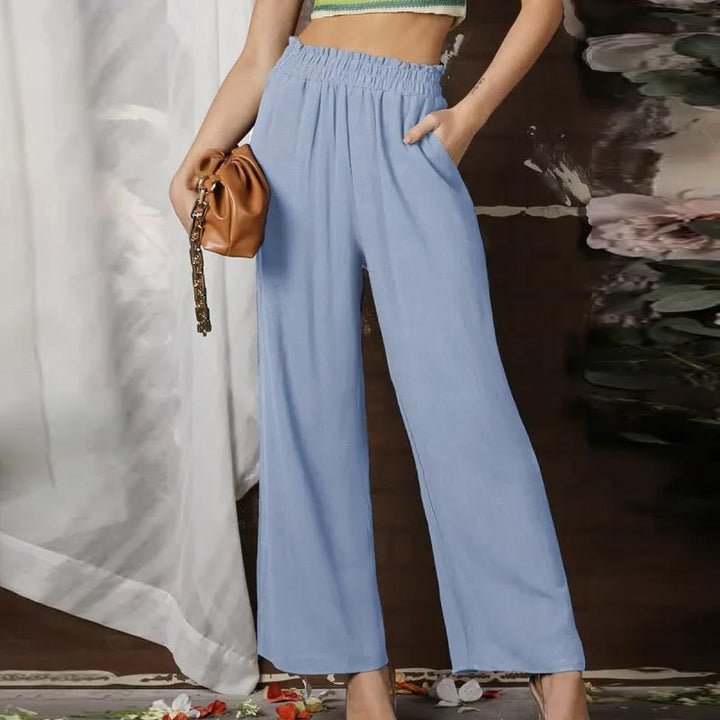 Vionette | Women's High Waist and Wide Leg Pants