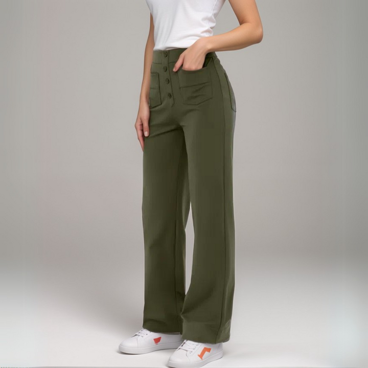 Trendy High-Waist Sculpt Pants for Women