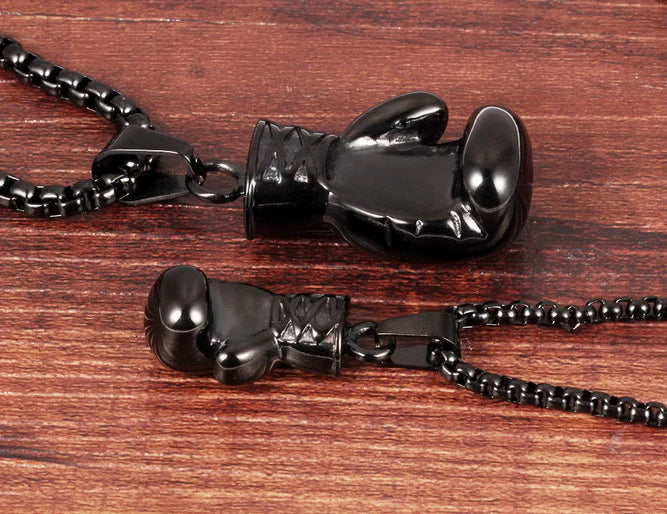 Boxing Glove Pendant Necklace