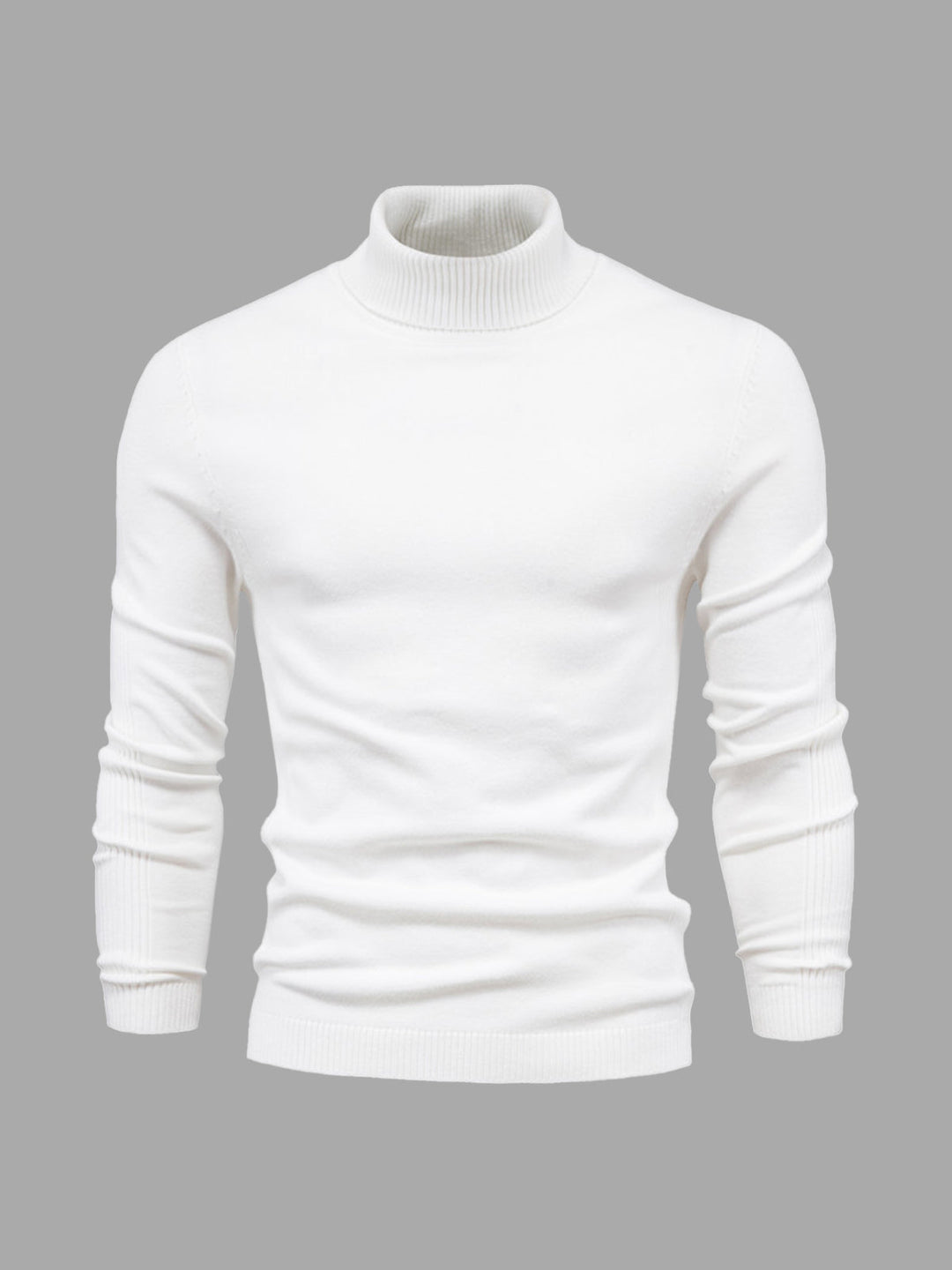 Men’s Soft Cotton Turtleneck Sweater